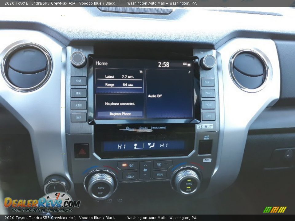 2020 Toyota Tundra SR5 CrewMax 4x4 Voodoo Blue / Black Photo #4