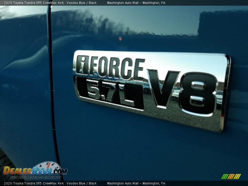 2020 Toyota Tundra SR5 CrewMax 4x4 Voodoo Blue / Black Photo #8