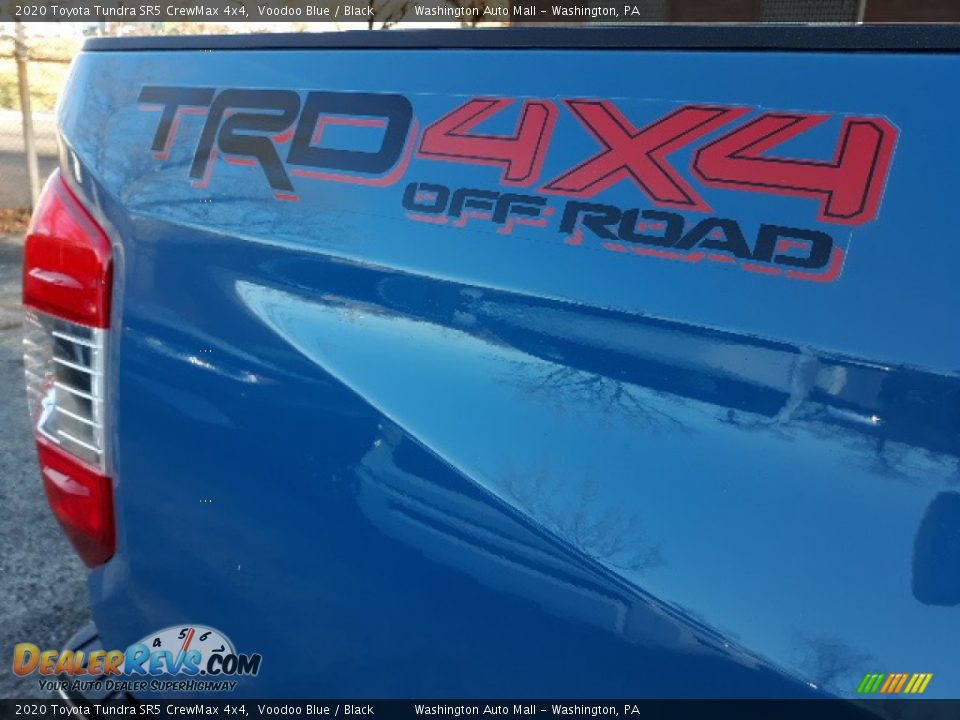 2020 Toyota Tundra SR5 CrewMax 4x4 Voodoo Blue / Black Photo #9
