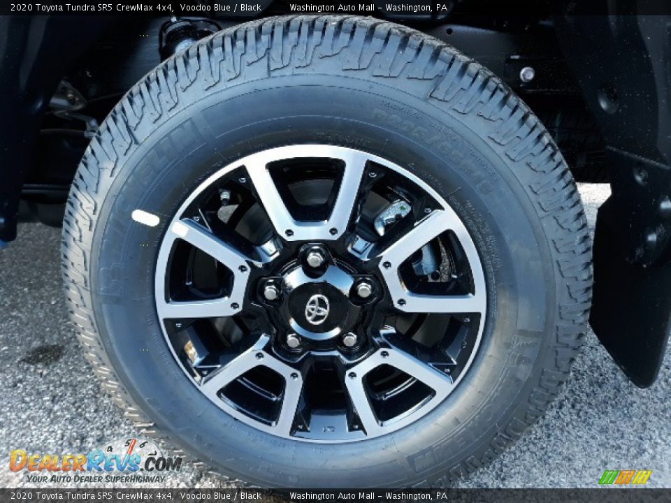 2020 Toyota Tundra SR5 CrewMax 4x4 Voodoo Blue / Black Photo #10
