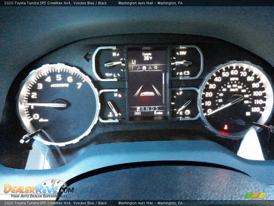 2020 Toyota Tundra SR5 CrewMax 4x4 Voodoo Blue / Black Photo #11