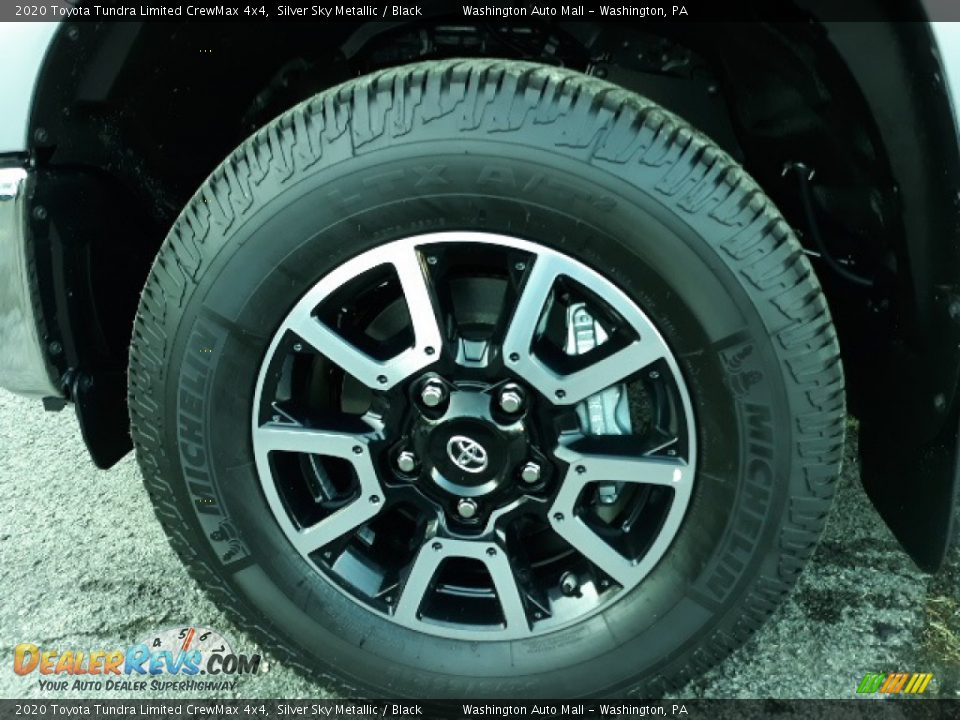 2020 Toyota Tundra Limited CrewMax 4x4 Silver Sky Metallic / Black Photo #11