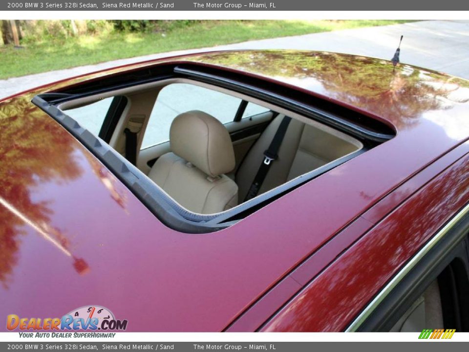 2000 BMW 3 Series 328i Sedan Siena Red Metallic / Sand Photo #28
