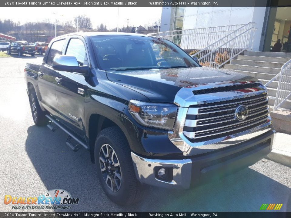 2020 Toyota Tundra Limited CrewMax 4x4 Midnight Black Metallic / Black Photo #1