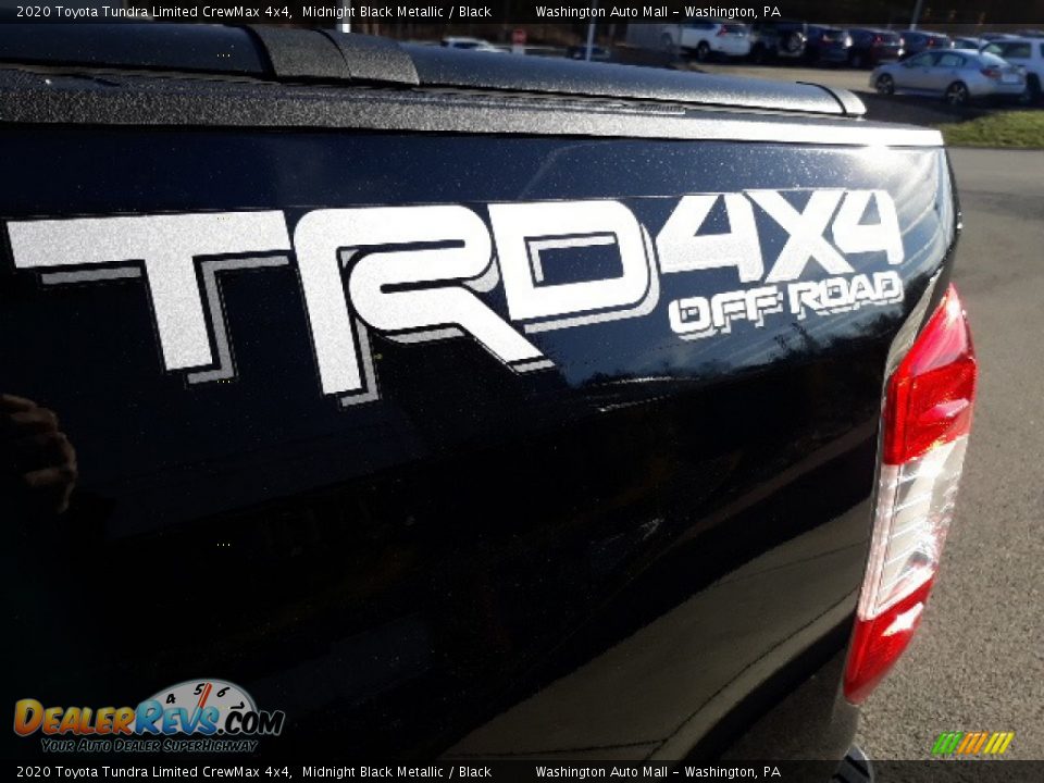 2020 Toyota Tundra Limited CrewMax 4x4 Midnight Black Metallic / Black Photo #10