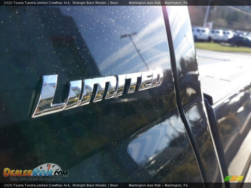 2020 Toyota Tundra Limited CrewMax 4x4 Midnight Black Metallic / Black Photo #11