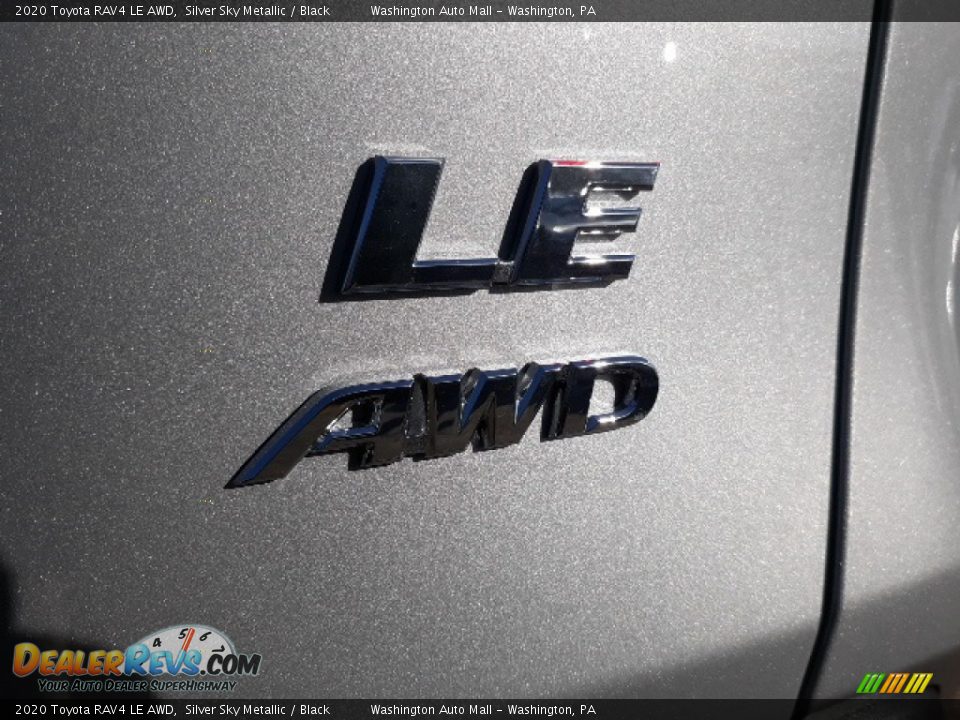 2020 Toyota RAV4 LE AWD Silver Sky Metallic / Black Photo #8