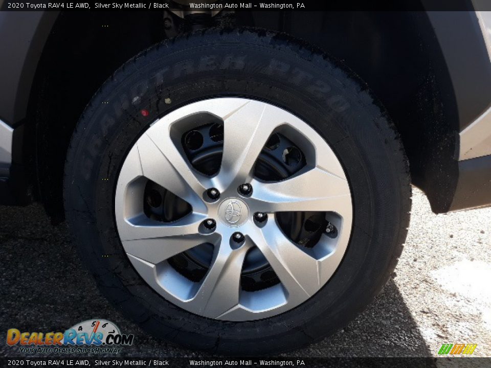 2020 Toyota RAV4 LE AWD Silver Sky Metallic / Black Photo #9