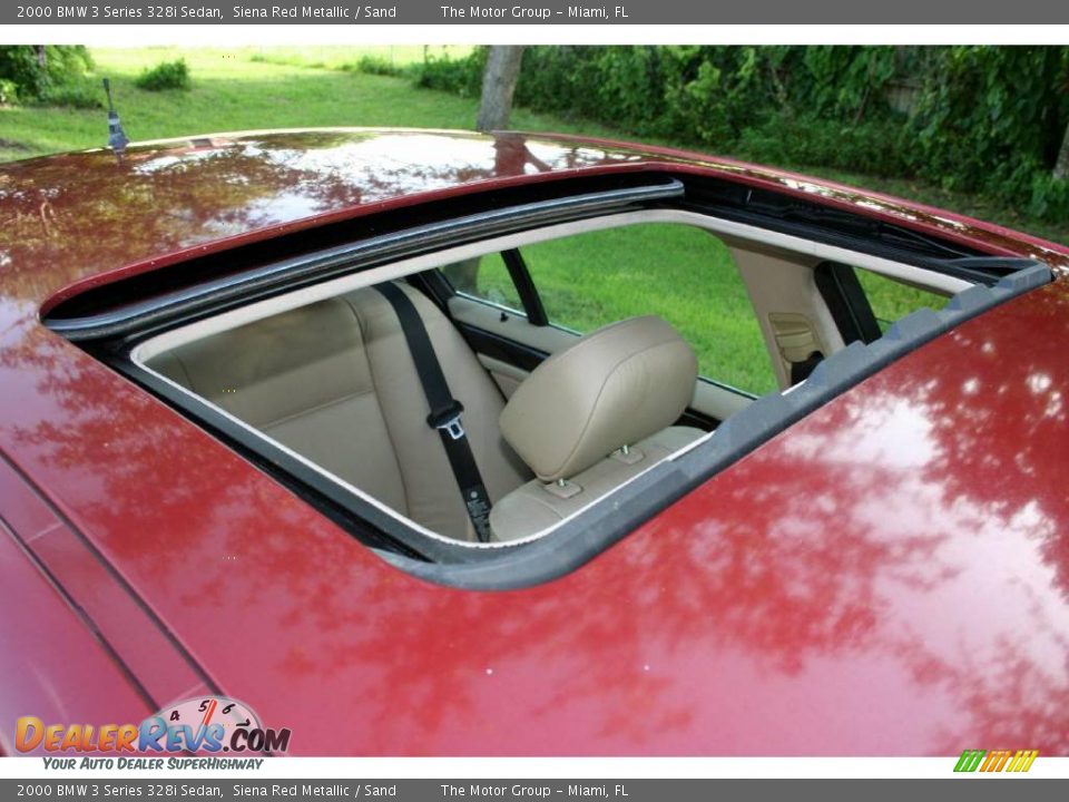 2000 BMW 3 Series 328i Sedan Siena Red Metallic / Sand Photo #29