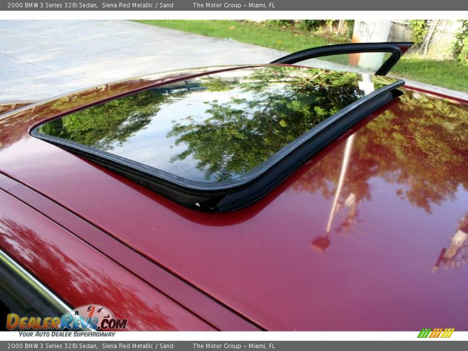 2000 BMW 3 Series 328i Sedan Siena Red Metallic / Sand Photo #31