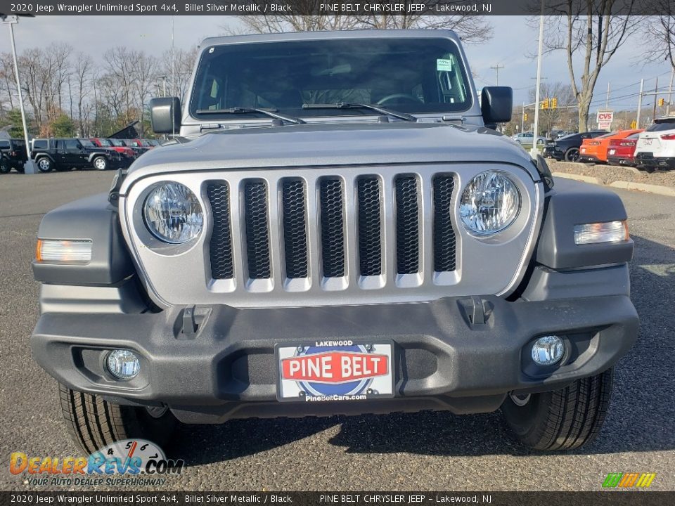 2020 Jeep Wrangler Unlimited Sport 4x4 Billet Silver Metallic / Black Photo #2