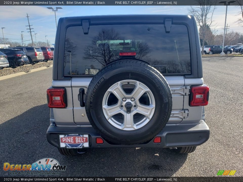 2020 Jeep Wrangler Unlimited Sport 4x4 Billet Silver Metallic / Black Photo #5