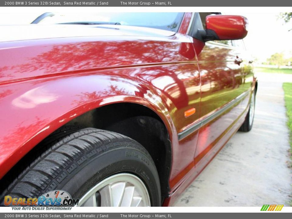 2000 BMW 3 Series 328i Sedan Siena Red Metallic / Sand Photo #32