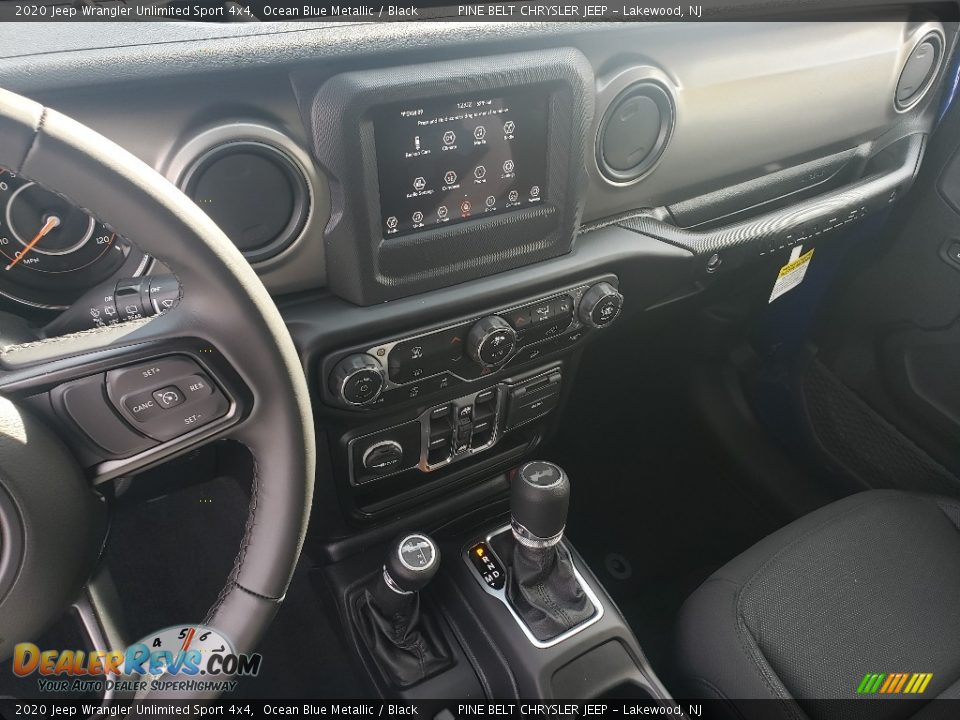 2020 Jeep Wrangler Unlimited Sport 4x4 Ocean Blue Metallic / Black Photo #10