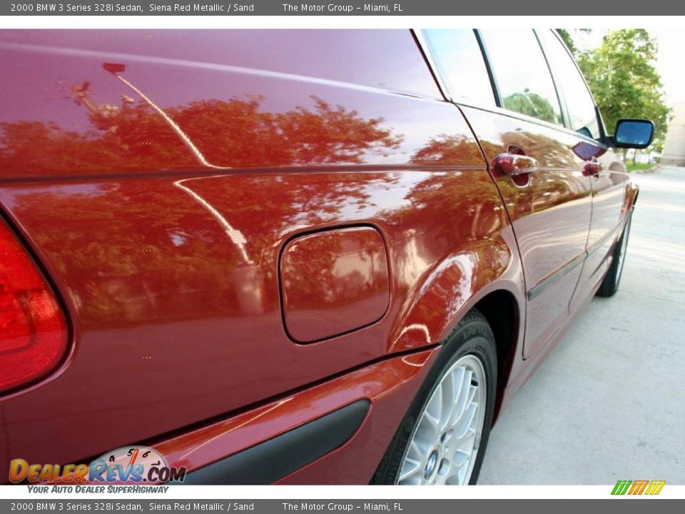 2000 BMW 3 Series 328i Sedan Siena Red Metallic / Sand Photo #34