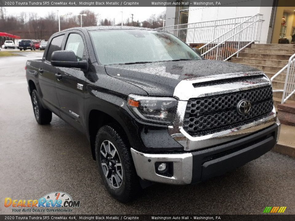 2020 Toyota Tundra SR5 CrewMax 4x4 Midnight Black Metallic / Graphite Photo #6