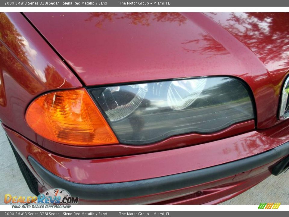 2000 BMW 3 Series 328i Sedan Siena Red Metallic / Sand Photo #36