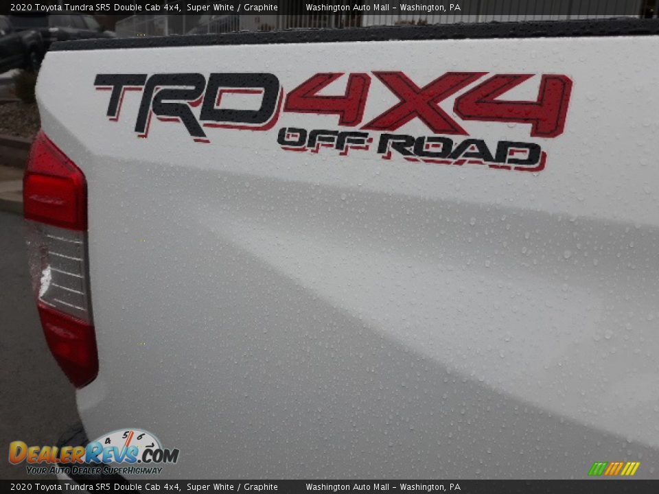 2020 Toyota Tundra SR5 Double Cab 4x4 Super White / Graphite Photo #7