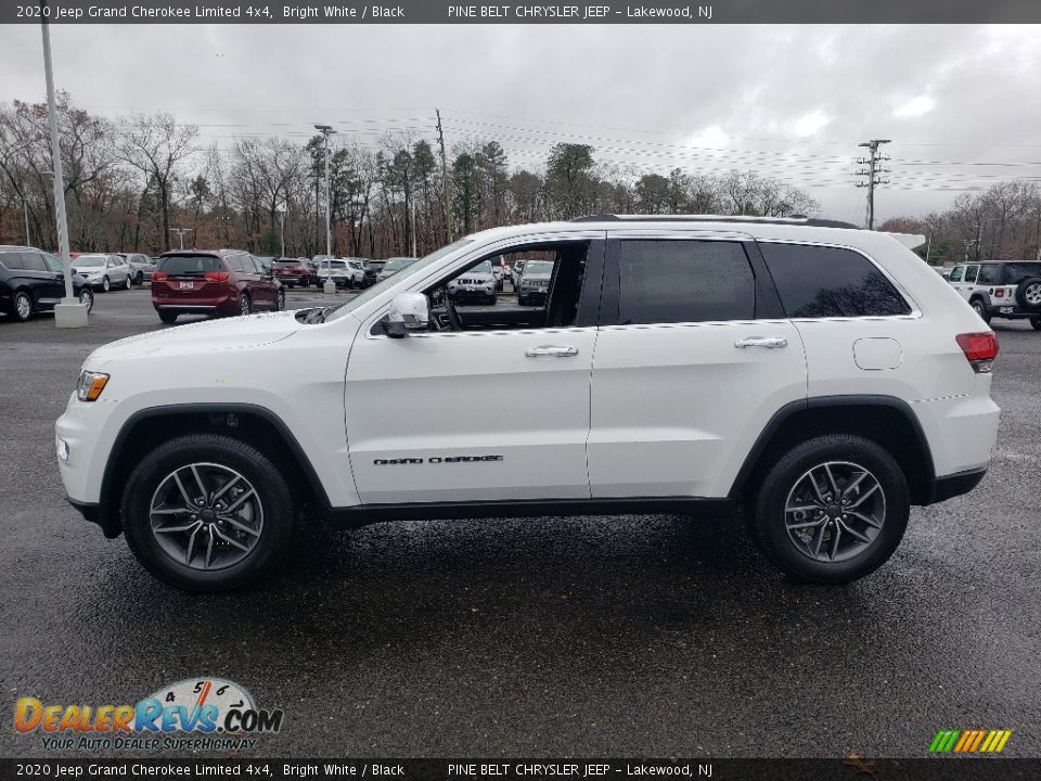 2020 Jeep Grand Cherokee Limited 4x4 Bright White / Black Photo #3