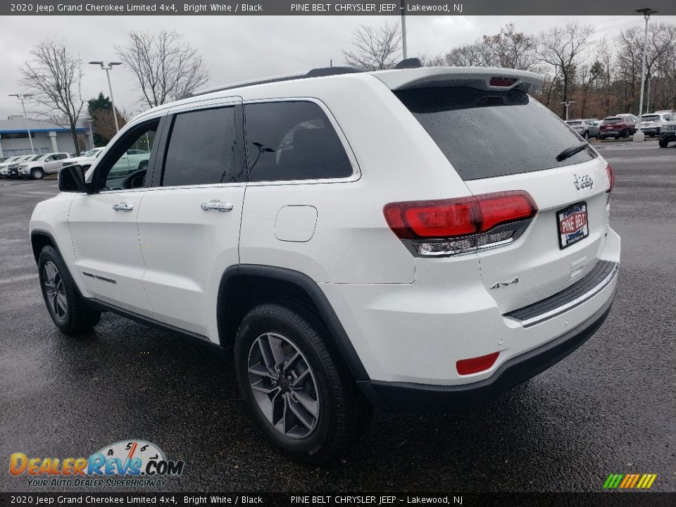 2020 Jeep Grand Cherokee Limited 4x4 Bright White / Black Photo #4