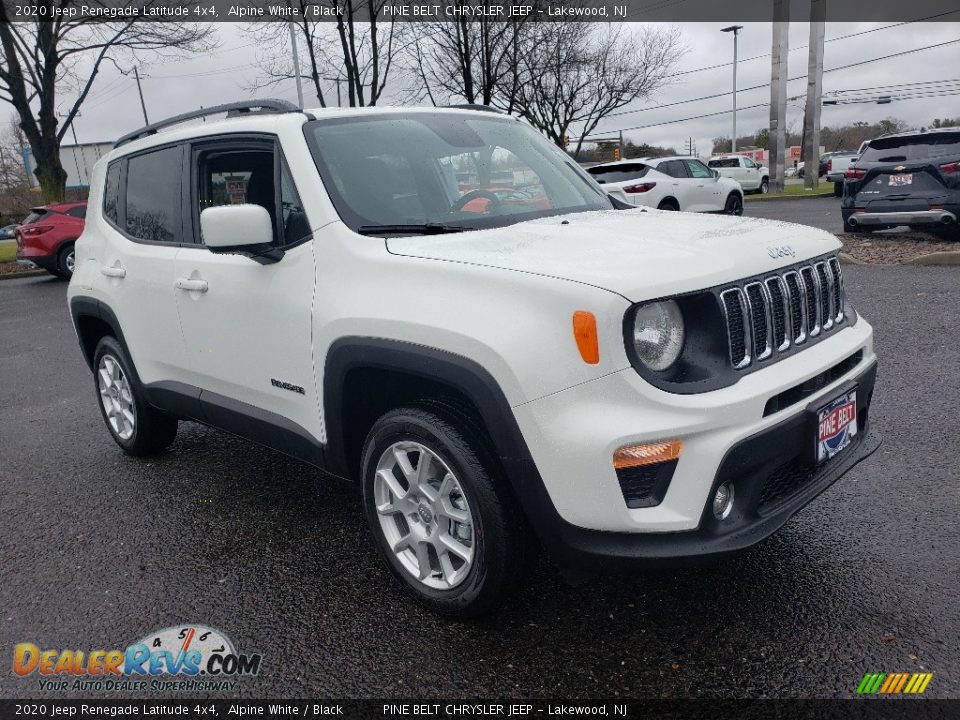2020 Jeep Renegade Latitude 4x4 Alpine White / Black Photo #1