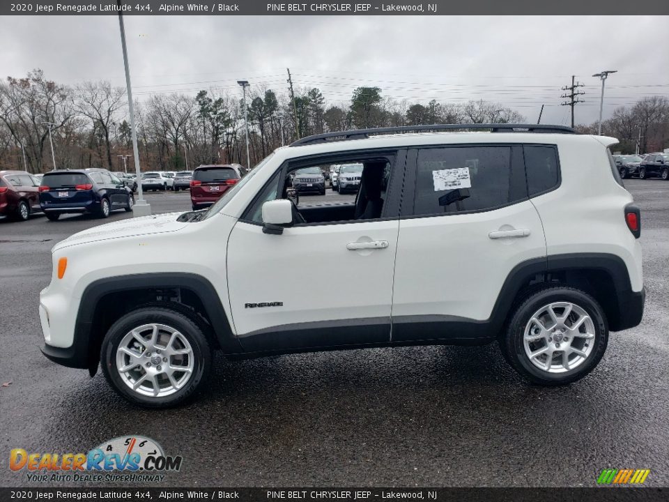 2020 Jeep Renegade Latitude 4x4 Alpine White / Black Photo #3