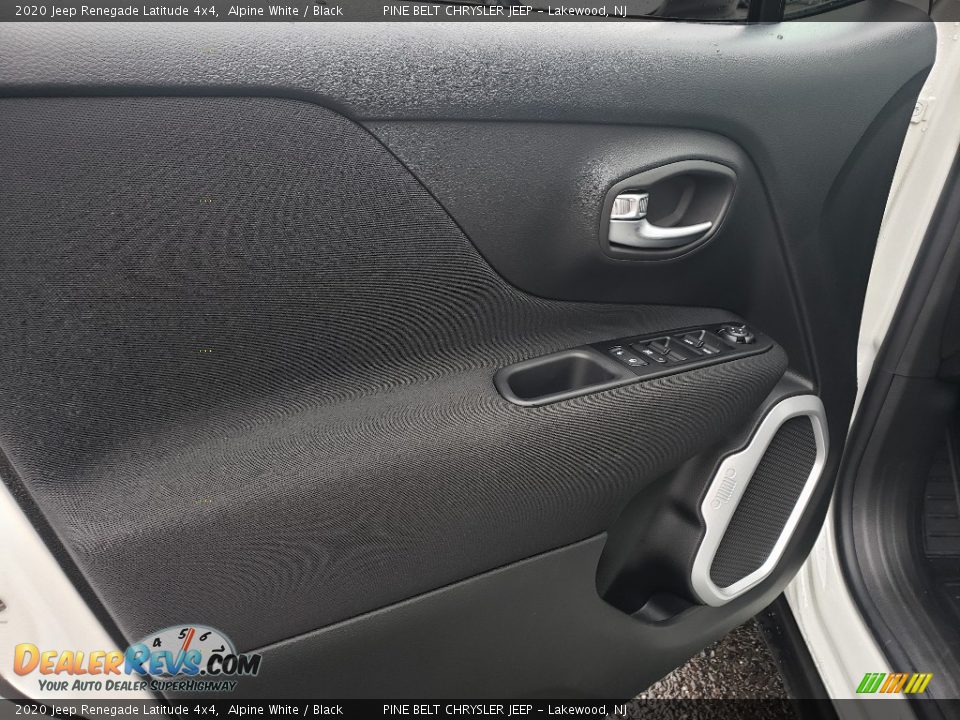 2020 Jeep Renegade Latitude 4x4 Alpine White / Black Photo #8