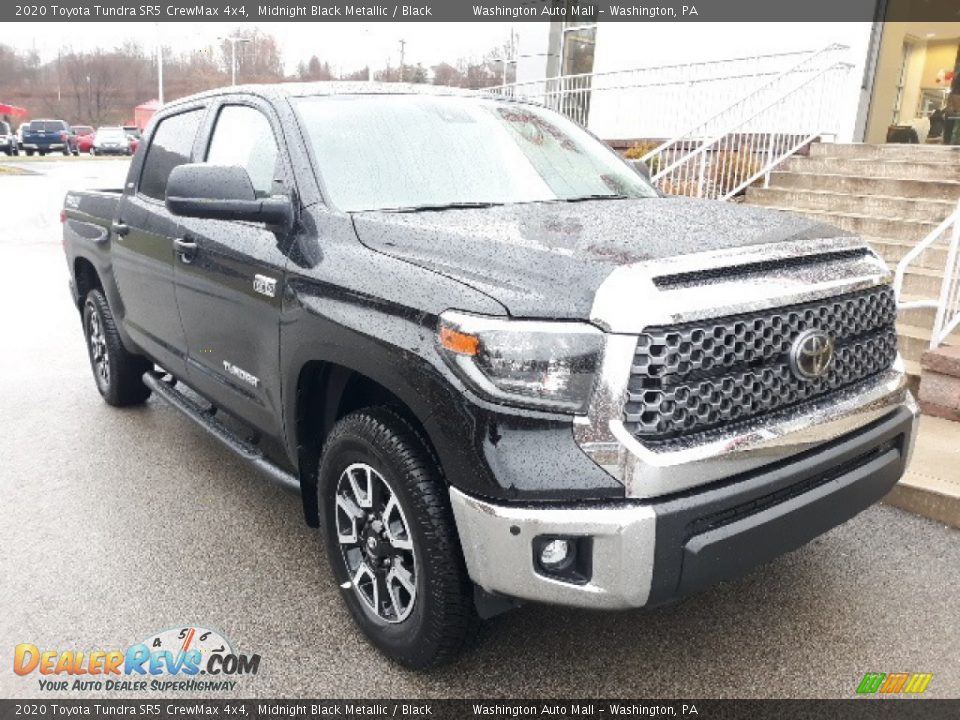 2020 Toyota Tundra SR5 CrewMax 4x4 Midnight Black Metallic / Black Photo #1
