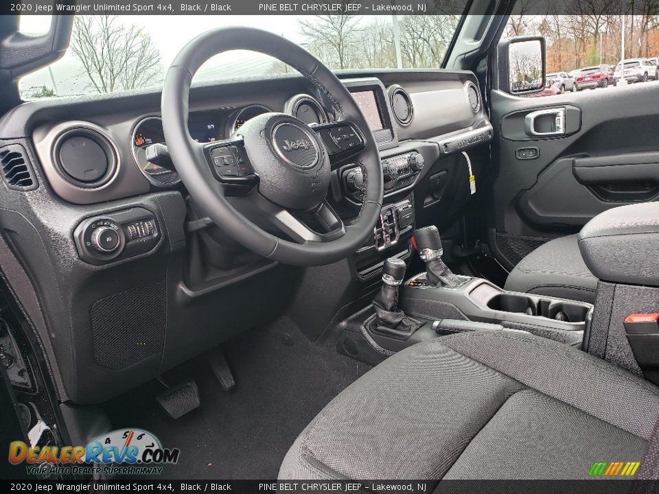 2020 Jeep Wrangler Unlimited Sport 4x4 Black / Black Photo #7