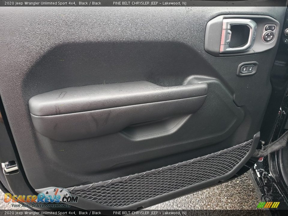 2020 Jeep Wrangler Unlimited Sport 4x4 Black / Black Photo #8