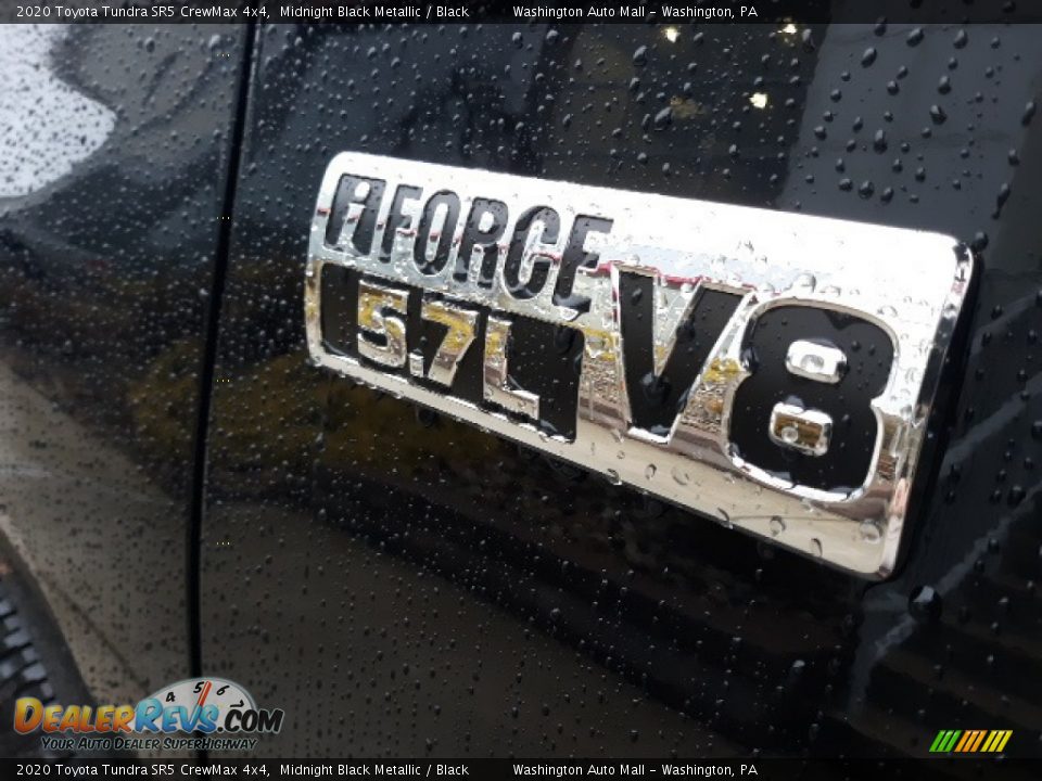 2020 Toyota Tundra SR5 CrewMax 4x4 Midnight Black Metallic / Black Photo #9