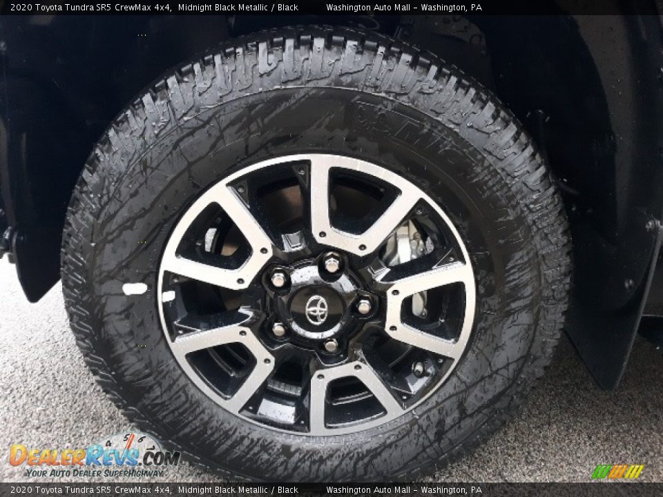 2020 Toyota Tundra SR5 CrewMax 4x4 Midnight Black Metallic / Black Photo #11