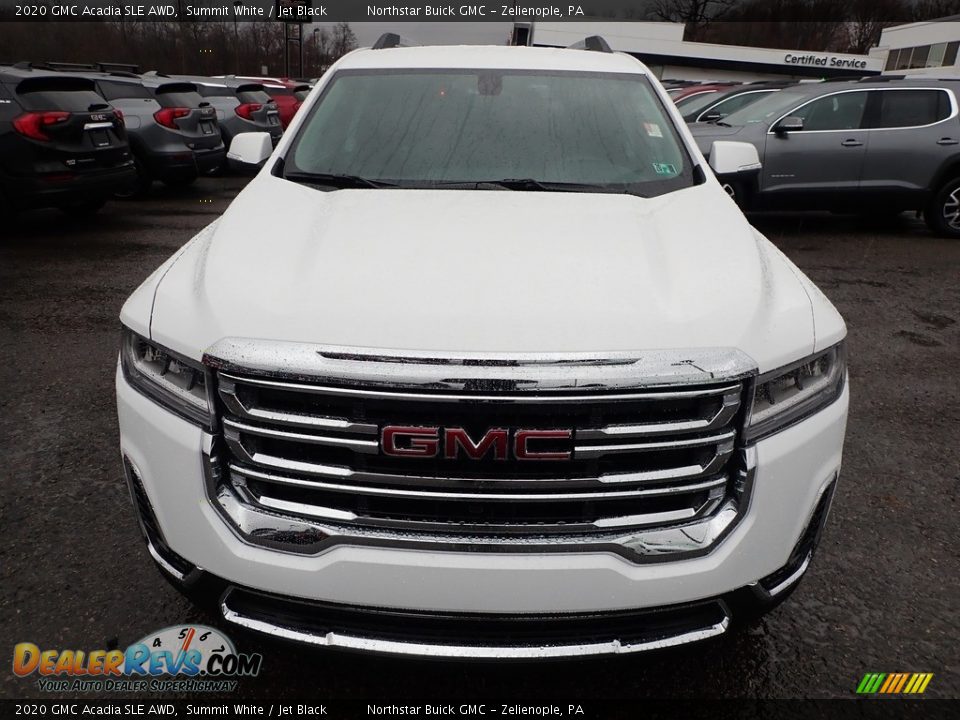 2020 GMC Acadia SLE AWD Summit White / Jet Black Photo #2