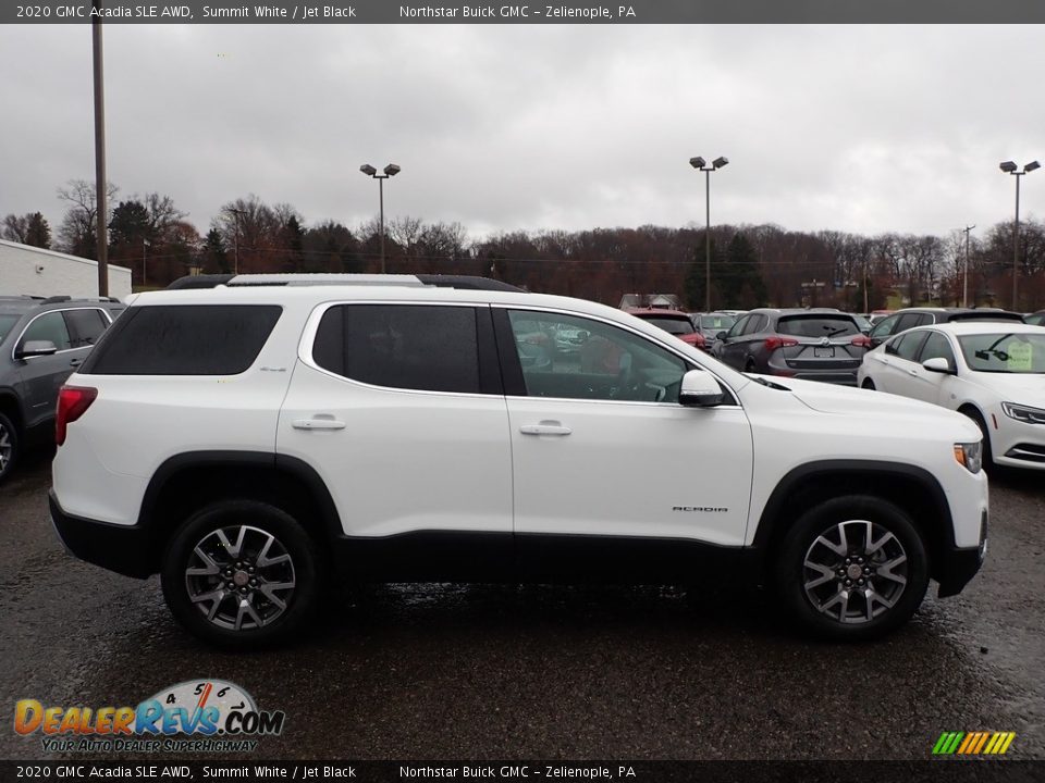 2020 GMC Acadia SLE AWD Summit White / Jet Black Photo #4