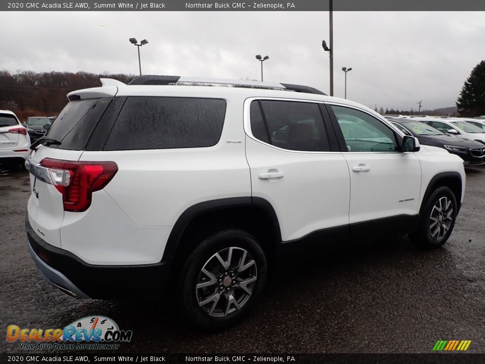 2020 GMC Acadia SLE AWD Summit White / Jet Black Photo #5