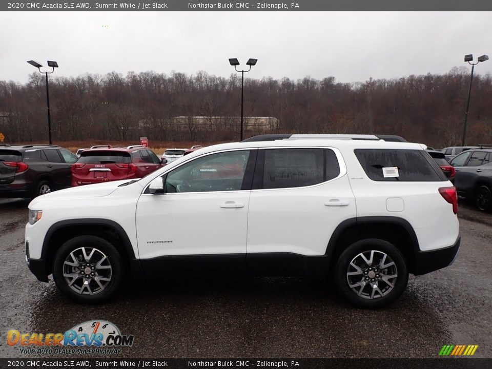 2020 GMC Acadia SLE AWD Summit White / Jet Black Photo #9