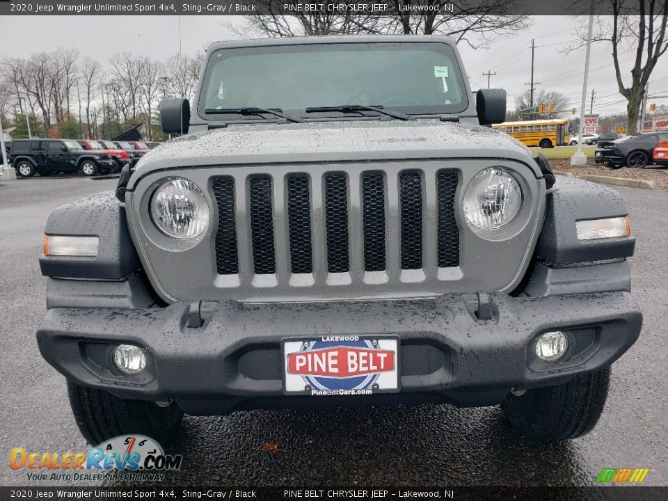2020 Jeep Wrangler Unlimited Sport 4x4 Sting-Gray / Black Photo #2