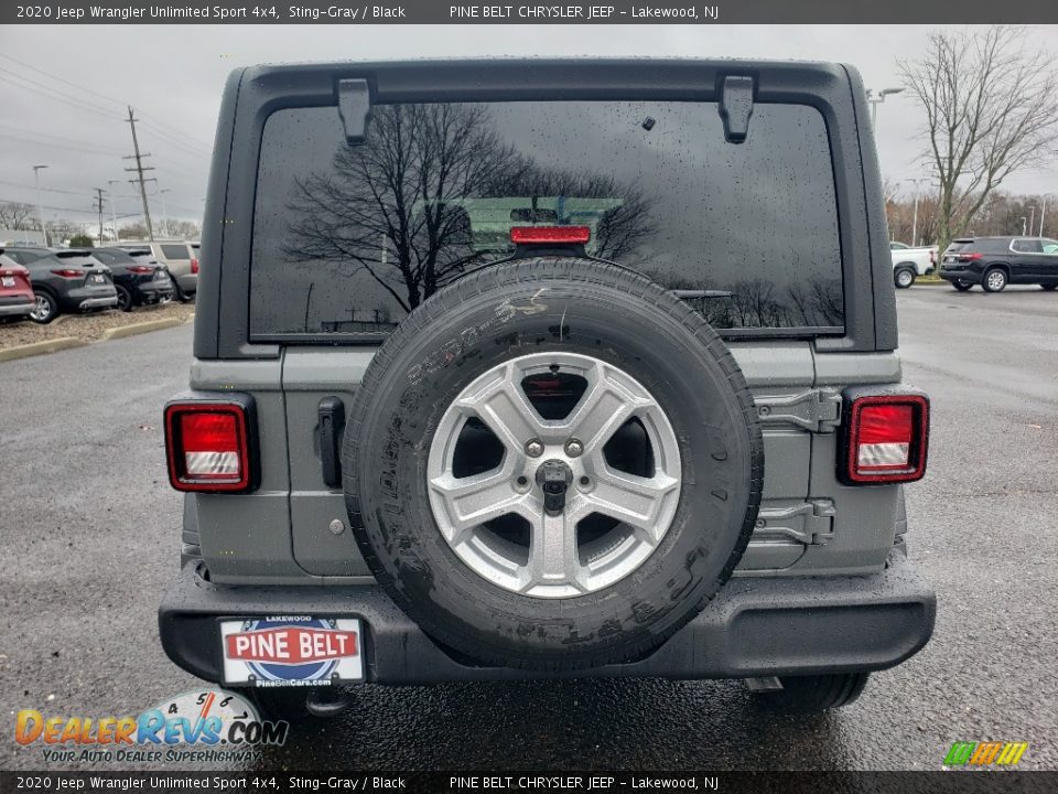 2020 Jeep Wrangler Unlimited Sport 4x4 Sting-Gray / Black Photo #5