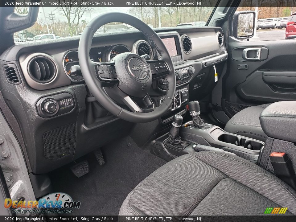 2020 Jeep Wrangler Unlimited Sport 4x4 Sting-Gray / Black Photo #7
