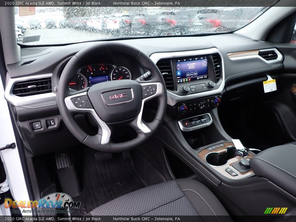 2020 GMC Acadia SLE AWD Summit White / Jet Black Photo #16