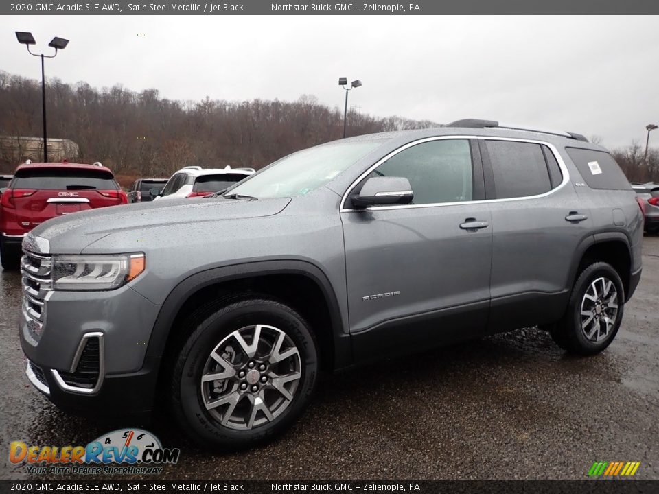 Front 3/4 View of 2020 GMC Acadia SLE AWD Photo #1