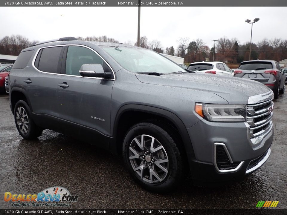 2020 GMC Acadia SLE AWD Satin Steel Metallic / Jet Black Photo #3