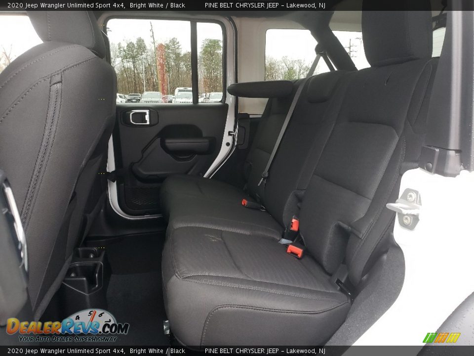 Rear Seat of 2020 Jeep Wrangler Unlimited Sport 4x4 Photo #6