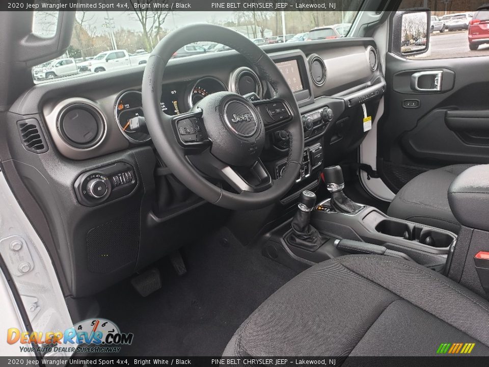 Front Seat of 2020 Jeep Wrangler Unlimited Sport 4x4 Photo #7