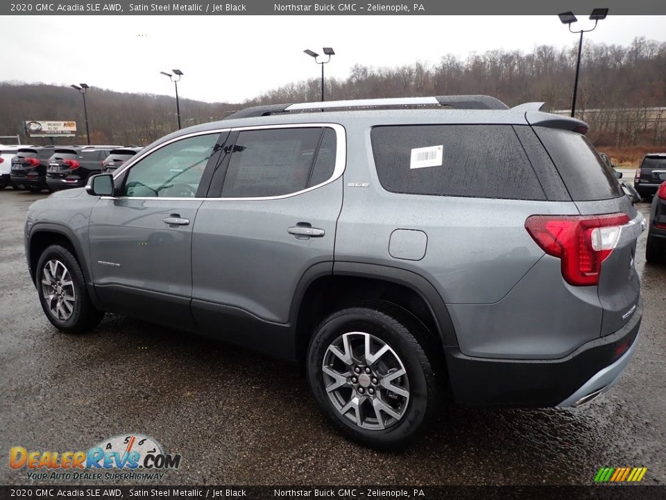 2020 GMC Acadia SLE AWD Satin Steel Metallic / Jet Black Photo #8