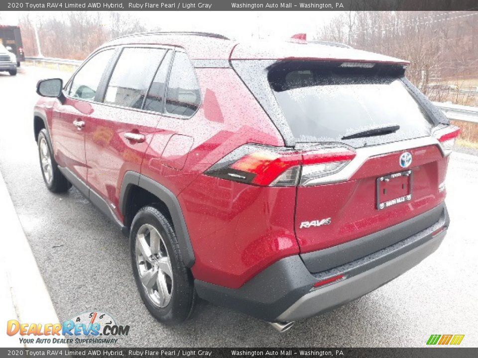 2020 Toyota RAV4 Limited AWD Hybrid Ruby Flare Pearl / Light Gray Photo #2