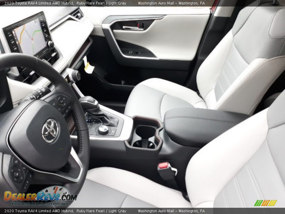 Light Gray Interior - 2020 Toyota RAV4 Limited AWD Hybrid Photo #4
