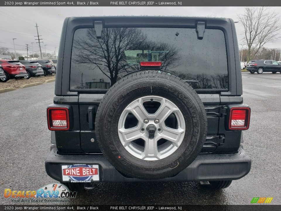 2020 Jeep Wrangler Unlimited Sport 4x4 Black / Black Photo #5