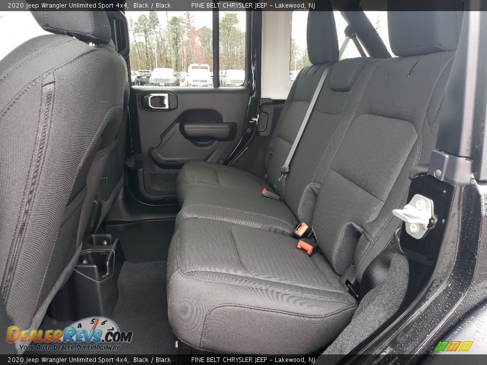 2020 Jeep Wrangler Unlimited Sport 4x4 Black / Black Photo #6