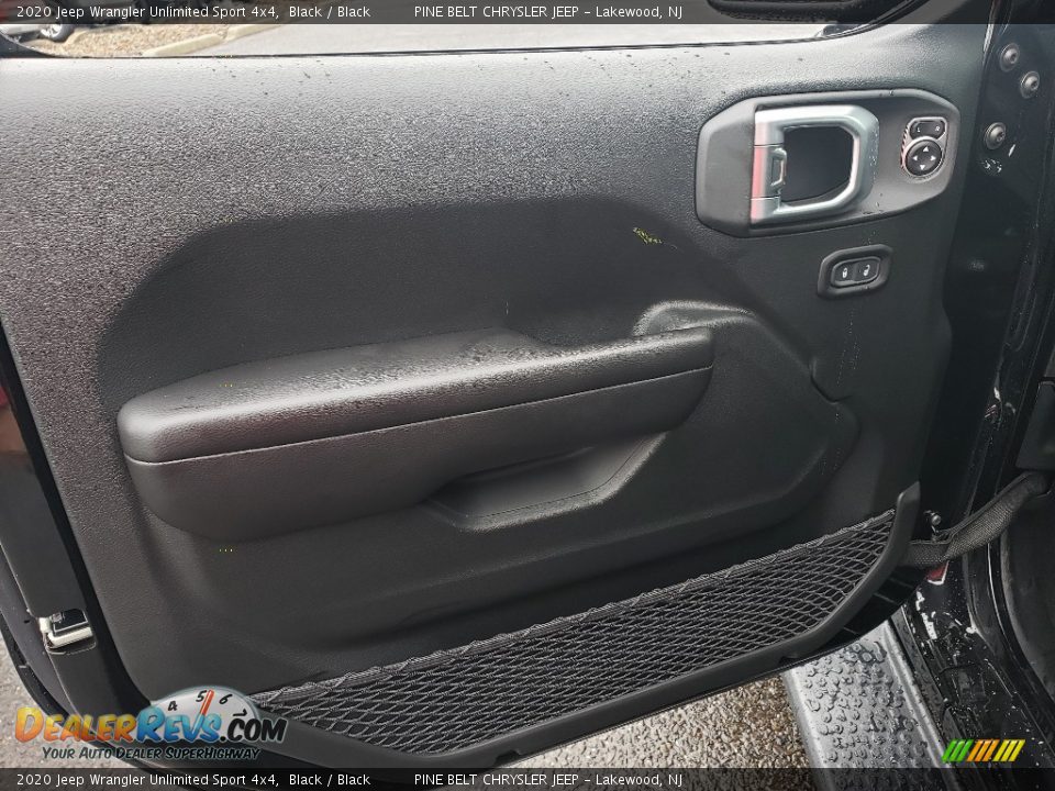 2020 Jeep Wrangler Unlimited Sport 4x4 Black / Black Photo #8